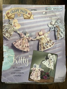 "Kitty" Engel Girlande - Daisy Kingdom 1997 - ergibt 4 Deko Puppen - Stoff - Bild 1 von 5