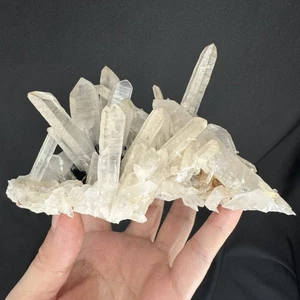 358grams Quartz Crystal Cluster with Specular Hematite from Guangdong, China #82 - Picture 1 of 14