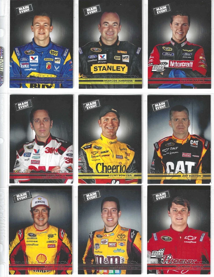 2011 Wheels Main Event 90 card Complete Base set-Straight from packs to pages! - Image 1 of 1