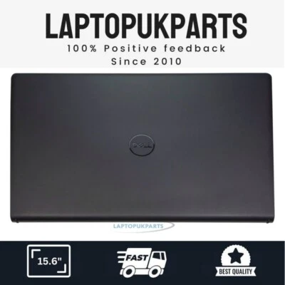 Genuine Dell Vostro 15 3510 3520 3525 LCD Rear Top Lid Back Cover 0DWRHJ Black - Image 1 of 4