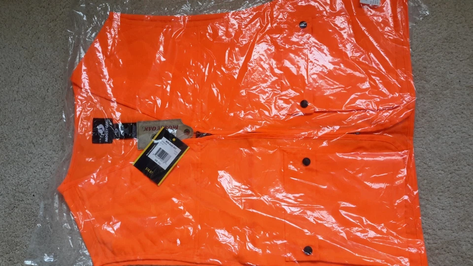 Youth Size 18 Mossy Oak Blaze Orange Upland BIRDHUNTING Cover Vest Deer Hunt