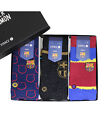 Stance FC Barcelona Gift Box Crew Socks in Multi