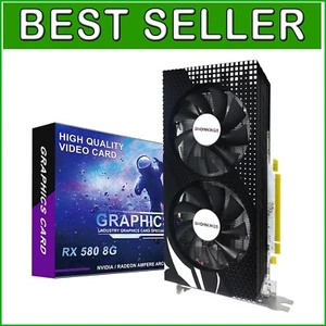 Ultra-Quiet Dual Fan Radeon 8GB Graphics Card for Smooth Gaming and Design Work - Picture 1 of 9