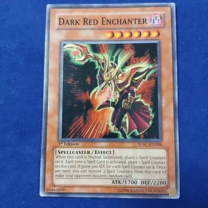 Dark Red Enchanter SDSC-EN006 Spellcaster's Command 1a Edizione LP/NM - Foto 1 di 6