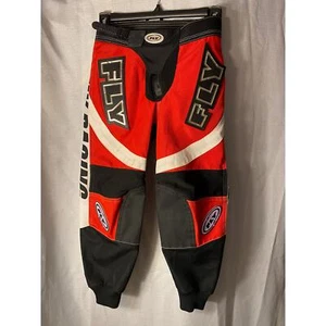 Youth Fly Racewear Racing Pant style #303 size 24 dirt bike Motorcross EUC redd - Picture 1 of 17