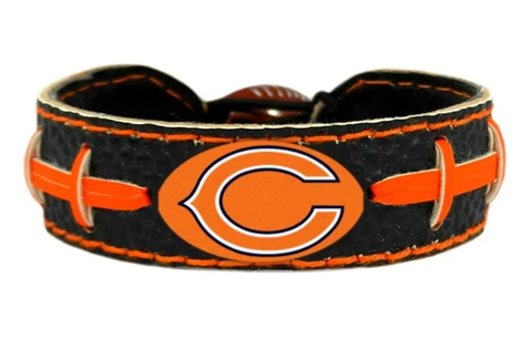 Chicago Bears Football Leather bracelet team color game wear Cover