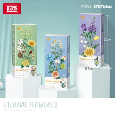 Loz  mini Blocks Brick Building Block Flower Bouquet - Eternal Flowers - Image 1 of 4