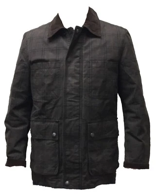 Coach 83844 Men's Fatigue Tattersall Plaid Utility Field Jacket Lined Cargo Coat - Image 1 of 4