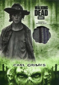 Walking Dead Hunters & Hunted Green [25] Relic Card R-CG Carl Grimes