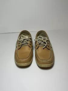 SPERRY BARCA A PONTE DONNA TOP-SIDER PELLE MARRONE CHIARO taglia 6,5M - Foto 1 di 7