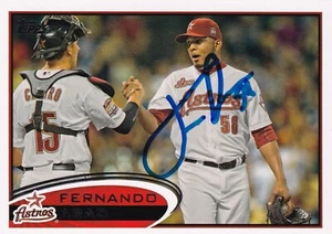 FERNANDO ABAD SIGNED AUTO'D 2012 TOPPS UPDATE CARD US323 MINNESOTA TWINS ASTROS - Picture 1 of 3
