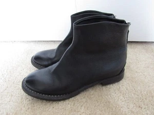 Ernesto Dolani schwarze Leder Stiefeletten Gr. 38,5 Made in Italy Damen - Bild 1 von 6