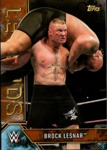 2017 Topps Legends of WWE Bronze Parallel #1 Brock Lesnar - Picture 1 of 2