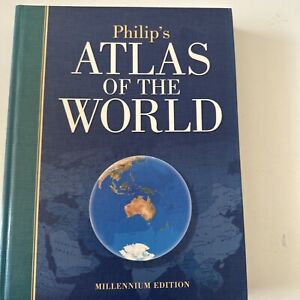 Philip's Atlas of the World Scarce 2000 Millennium Edition - Exc Cond #1