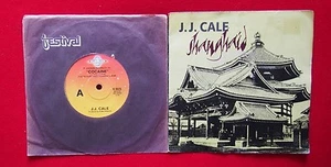 2x J.J. Cale 7" Singles - Cocaine, Shanghaid (Picture Sleeve) - Picture 1 of 2