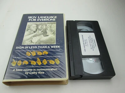 Sign Language For Everyone Course In Less Than A Week by Cathy Rice (1987) - Image 1 of 4