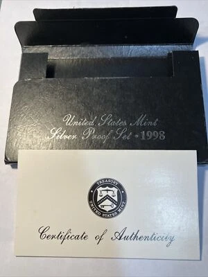 1998 US Silver Proof Set in OGP - Image 1 of 4