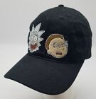 Rick and Morty Adult Swim Brand Czarny regulowany kapelusz męski z paskiem Bardzo czysty!