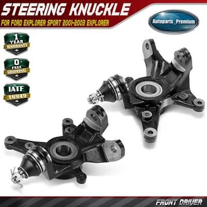 2x Front Left & Right Steering Knuckle for Honda Foreman 500 Rancher 420 14-22 - Picture 1 of 10