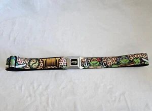 BUCKLE-DOWN Teenage Mutant Ninja Turtles Pizza Scheiben Sicherheitsgurt Schnalle TMNT - Bild 1 von 6