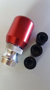 Red gear knob shift stick for 5 or 6 speed