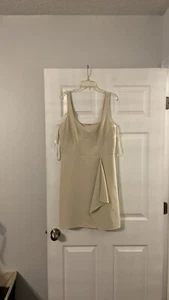 GB DRESS SIZE 6 BRAND NEWLENGTH 35" BUST 34" color light tan - Picture 1 of 12