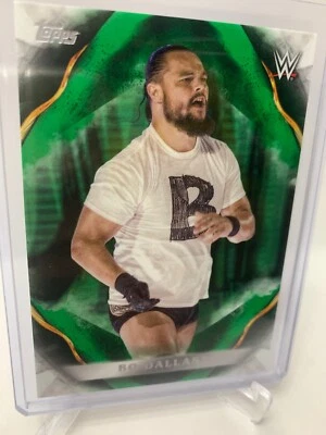 2019 TOPPS WWE UNDISPUTED GREEN /50 BO DALLAS #12 - Image 1 of 3