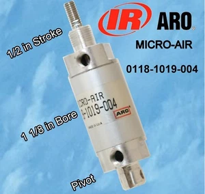 ARO Micro-Air 0118-1019-004 Cylinder 1-1/8 in Dia. double acting 1/2 - Picture 1 of 4
