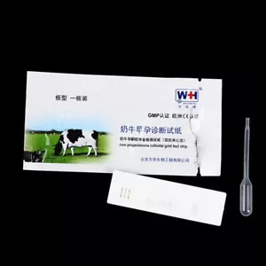Cow Cattle Pregnant Test Strip Paper Early Pregnancy Detection Testers for F_ro - Picture 1 of 9