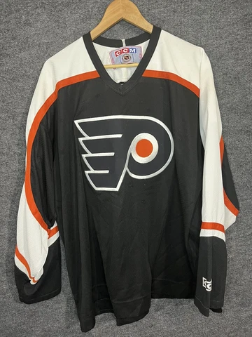 Vtg 90s CCM Philadelphia Flyers Jersey Men’s SZ XXL Hockey NHL 2XL RARE BLACK Cover