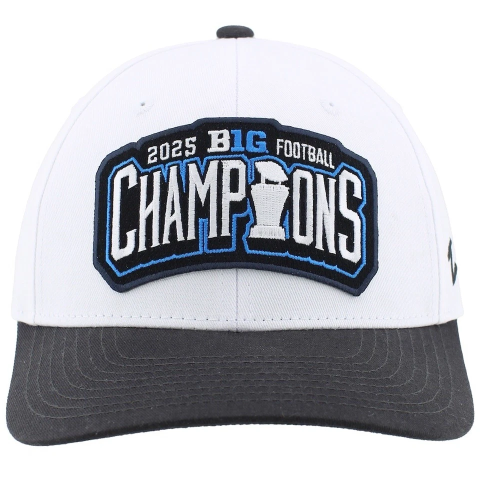 Indiana Hoosiers OFICIAL 2025 Big 10 Champions vestuario gorra ajustable Foto 1 de 3