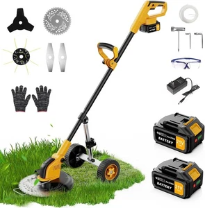 20000 U/min Akku-Gartenschneider mit 2 Stück 3,0 Ah Akkus, 12 Zoll... - Bild 1 von 9
