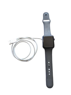 Apple Watch Series 3 42mm Aluminum & Ceramic Case Black Gently Used Works - Image 1 of 4