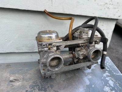 1990-1996 1993 KAWASAKI VULCAN 500 EN500A CARBS CARBURETORS Parts Moving Freely - Image 1 of 4