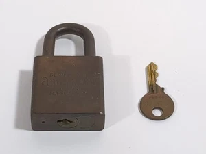 Vintage American Lock Co. Vorhängeschloss OHG U.S Military Serie 200 mit Schlüssel - Bild 1 von 10