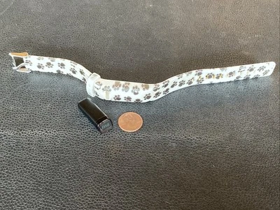 "Pulsera Fitbit Flex inalámbrica rastreadora de actividad sueño FB401 blanca negra patas 9""" - Imagen 1 de 4