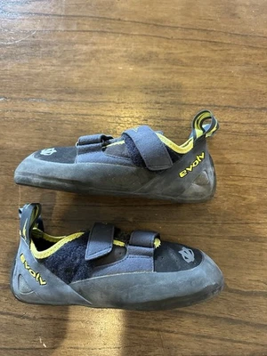 Zapatos de Escalada Evolv Defy Talla 7 Negro Amarillo Buen Estado Usados Foto 1 de 4