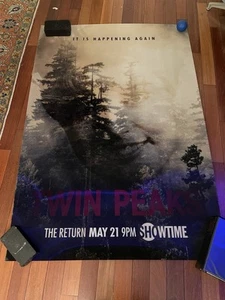 DAVID LYNCH TWIN PEAKS The Return Lenticular Subway Poster 48” X 70” Rare - Picture 1 of 10