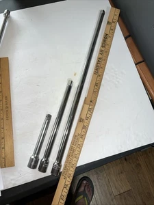 Three 1/2" Drive Extensions 20”— 10”—5-1/2” Armstrong PROTO Made in USA - Foto 1 di 16