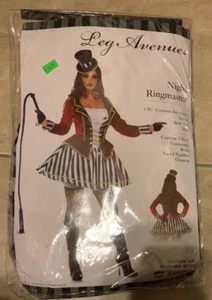 Night Ringmaster Circus Leg Avenue Sexy Dress Costume Small NEW Retail Packaging - Picture 1 of 2