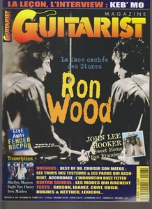 GUITARIST & BASS N°108 RON WOOD / JOHN LEE HOOKER / JM KAJDAN / MARILYN MANSON  - Picture 1 of 2