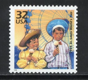 1904 Feria Mundial de San Luis ** Estampilla postal de Estados Unidos MNH - Imagen 1 de 1