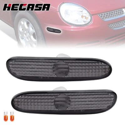 Luces de señalización laterales para parachoques delantero de humo Plug and Play con bombillas para Dodge Neon 00-05 Foto 1 de 4