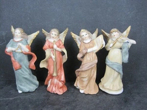 Set of 4 Porcelain Russ Berrie Angel Figurines NOS - Picture 1 of 7