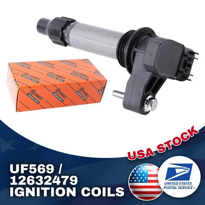 Bobinas de encendido negras OEM UF569/12632479 1 pieza para GMC Canyon V6 3,6 L 2015-2016 nuevas Foto 1 de 4