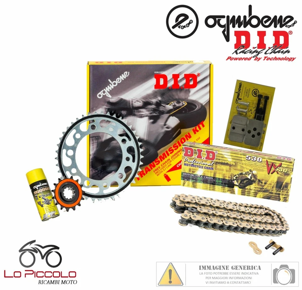 PREMIUM TRANSMISSION KIT DID CHAIN CROWN SPROCKET HONDA CM 400 T 1979 1980 1981 - Image 1 of 1