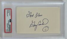 Vintage GARY CARTER (Mets/Expos) signed "God Bless" cut signature PSA 84553318