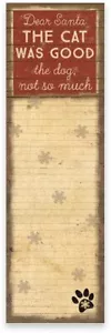 NOTEPAD~Dear Santa~The Cat Was Good-The Dog Not So Much~Paper/Tablet/Letter/List - Picture 1 of 1
