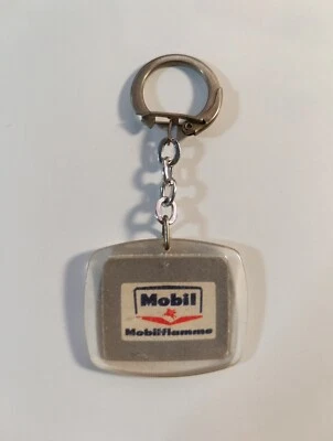 Porte-Clés / Key Ring Clé FRANCE VINTAGE Rare Ancien MOBIL - Photo 1/2