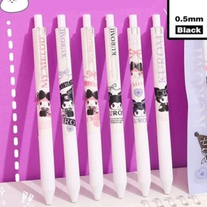 My Melody & Kuromi Gothic Lolita Gel Pen Sanrio Kawaii Manga 1x NEW - Picture 1 of 3